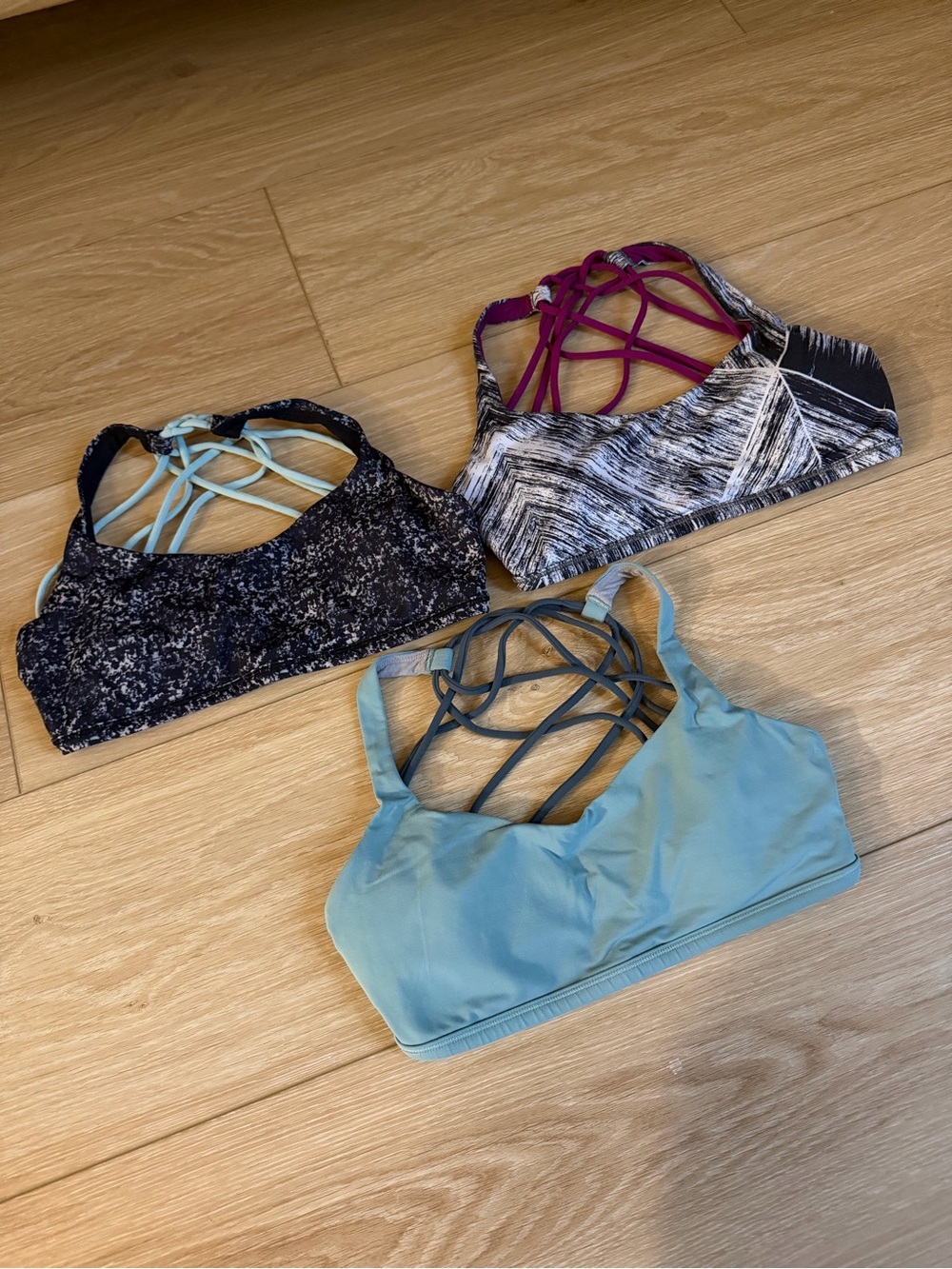Lululemon Free to Be Wild Bras (bundle of 3 all size 6!)